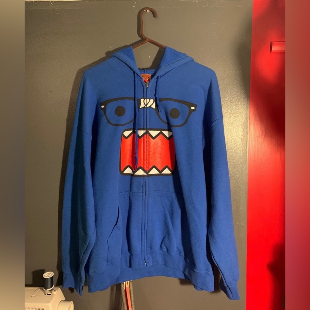COPY - Domo zip up nerd scene hoodie